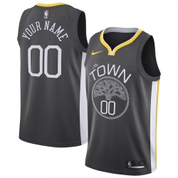 Men Women Youth Toddler Golden States Warriors Customized Jersey 006