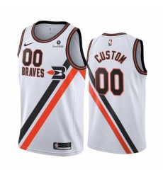 Men Women Youth Toddler Portland Blazers White Custom Nike NBA Stitched Jersey