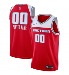 Men Women Youth Toddler Sacramento Kings Red Custom Nike NBA Stitched Jersey