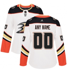 Men Women Youth Toddler NHL WoWhite Jersey - Customized Adidas Anaheim Ducks Away