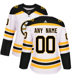 Men Women Youth Toddler White Jersey - Customized Adidas Boston Bruins Away  II