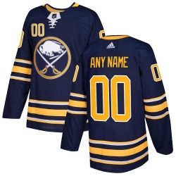 Men Women Youth Toddler Navy Blue Jersey - Customized Adidas Buffalo Sabres Home