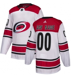 Men Women Youth Toddler Youth White Jersey - Customized Adidas Carolina Hurricanes Away