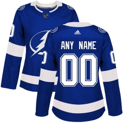 Men Women Youth Toddler Royal Blue Jersey - Customized Adidas Tampa Bay Lightning Home  II