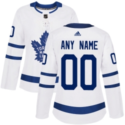 Men Women Youth Toddler White Jersey - Customized Adidas Toronto Maple Leafs Away  II