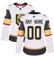 Men Women Youth Toddler White Jersey - Customized Adidas Vegas Golden Knights Away  II