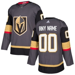 Men Women Youth Toddler Youth Gray Jersey - Customized Adidas Vegas Golden Knights Home