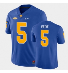 Men Pitt Panthers Jared Wayne College Football Royal Game Jersey