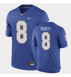 Men Pitt Panthers Kenny Pickett Game Royal Football Jersey