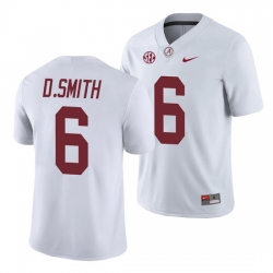 Alabama Crimson Tide DeVonta Smith Game White College Football Jersey