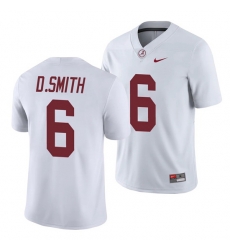 Alabama Crimson Tide DeVonta Smith White College Football Men's Game Jersey