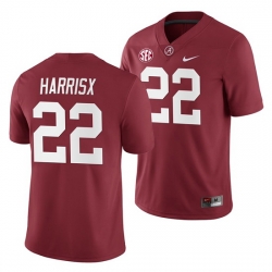 Alabama Crimson Tide Najee Harris Crimson 2019 Home Game Jersey NCAA Football