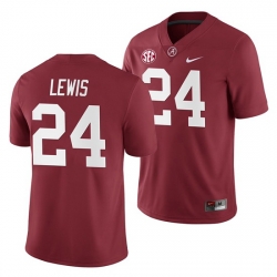 Alabama Crimson Tide Terrell Lewis Crimson 2019 Home Game Jersey NCAA Football