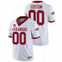 Men Women Youth Arkansas Razorbacks Jersey Custom Stitched Jersey College Football White