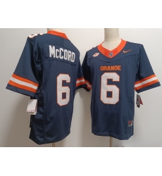 Syracuse Orange #6 Kyle McCord Navy F U S E Jersey