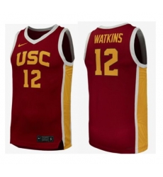 Youth USC JuJu Watkins #12 Red Basketball Jersey