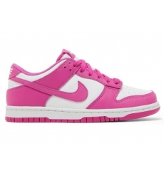 Women Dunk SB Pink White Shoes