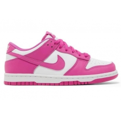 Women Dunk SB Pink White Shoes