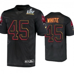 Men Devin White Tampa Bay Buccaneers Black Super Bowl Lv Jersey