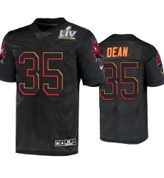 Men Jamel Dean Tampa Bay Buccaneers Black Super Bowl Lv Jersey