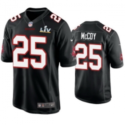 Men Lesean Mccoy Buccaneers Black Super Bowl Lv Game Fashion Jersey