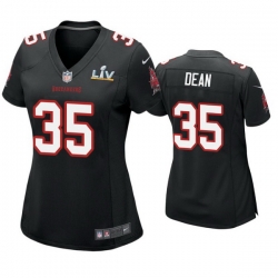 Women Jamel Dean Buccaneers Black Super Bowl Lv Game Fashion Jersey