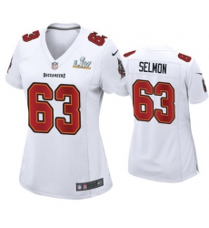 Women Lee Roy Selmon Buccaneers White Super Bowl Lv Game Fashion Jersey