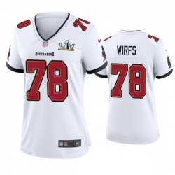 Women Tristan Wirfs Buccaneers White Super Bowl Lv Game Jersey