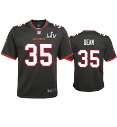 Youth Jamel Dean Buccaneers Pewter Super Bowl Lv Game Jersey