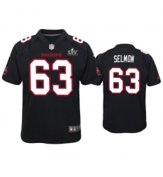 Youth Lee Roy Selmon Buccaneers Black Super Bowl Lv Game Fashion Jersey