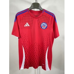 Chile Red Home 2024 Soccer Jersey