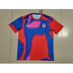 USA 2024 game Red Blue 2024 Soccer Jersey