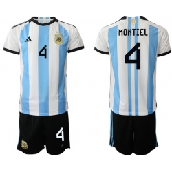 Men FIFA 2022 Argentina Soccer Jersey 043