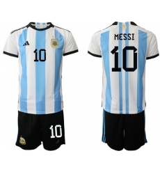 Men FIFA 2022 Argentina Soccer Lionel Messi Jersey 037