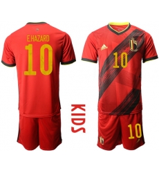 Kids Belgium Short Soccer Jerseys 034