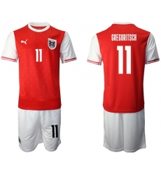 Mens Austria Short Soccer Jerseys 008