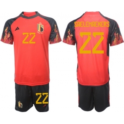 Men FIFA 2022 Belgium Soccer Jersey 003