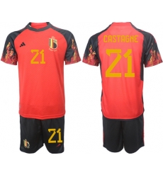 Men FIFA 2022 Belgium Soccer Jersey 004