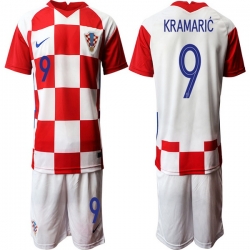 Mens Croatia Short Soccer Jerseys 020