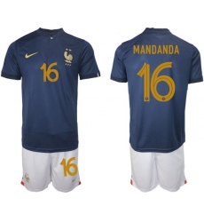 Men FIFA 2022 France Soccer Jersey 005