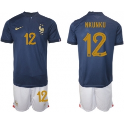 Men FIFA 2022 France Soccer Jersey 011