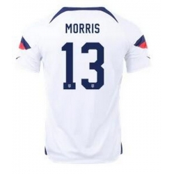 Men US 2022 FIFA Soccer Jersey White 014