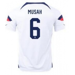 Men US 2022 FIFA Soccer Jersey White 020