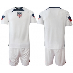 Men US 2022 FIFA Soccer Jersey White 028