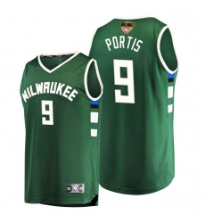 bucks bobby portis green 2021 nba finals bound replica jersey