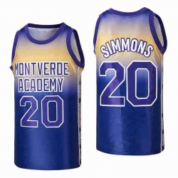 20# BEN SIMMONS MARBLE ALTERNATE BASKETBALL JERSEY