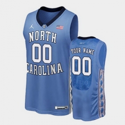 North Carolina Tar Heels Custom Royal Authentic Performace College Basketball Jersey