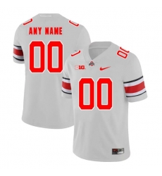 NCAA Ohio State Buckeyes Gray Customized Jersey