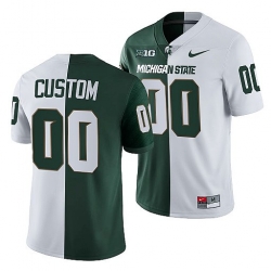 Michigan State Spartans Custom Michigan State Spartans Split Edition 2021 22 Jersey