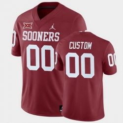 Oklahoma Sooners Custom Crimson Home Men'S Jersey